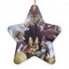 goku ultra instinct vs vegeta ultra ego lac lac - Anime Ornaments