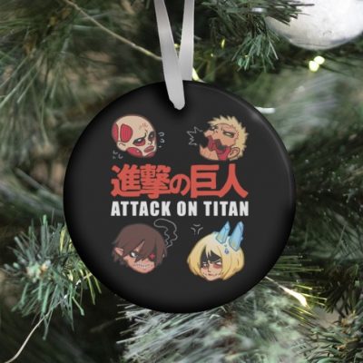 ornament whi z1 t attack on titan heads - Anime Ornaments